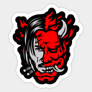 Hannya Reeves Sticker